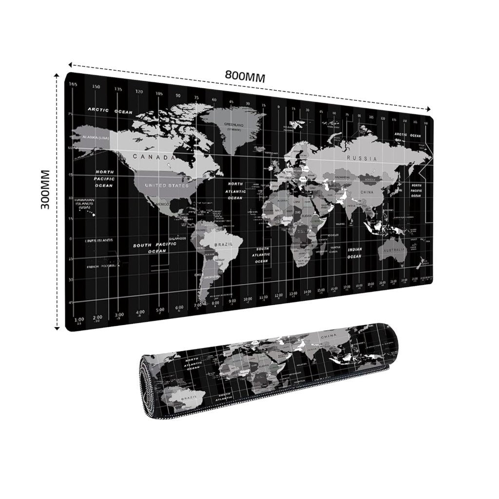World Map Desk Mat