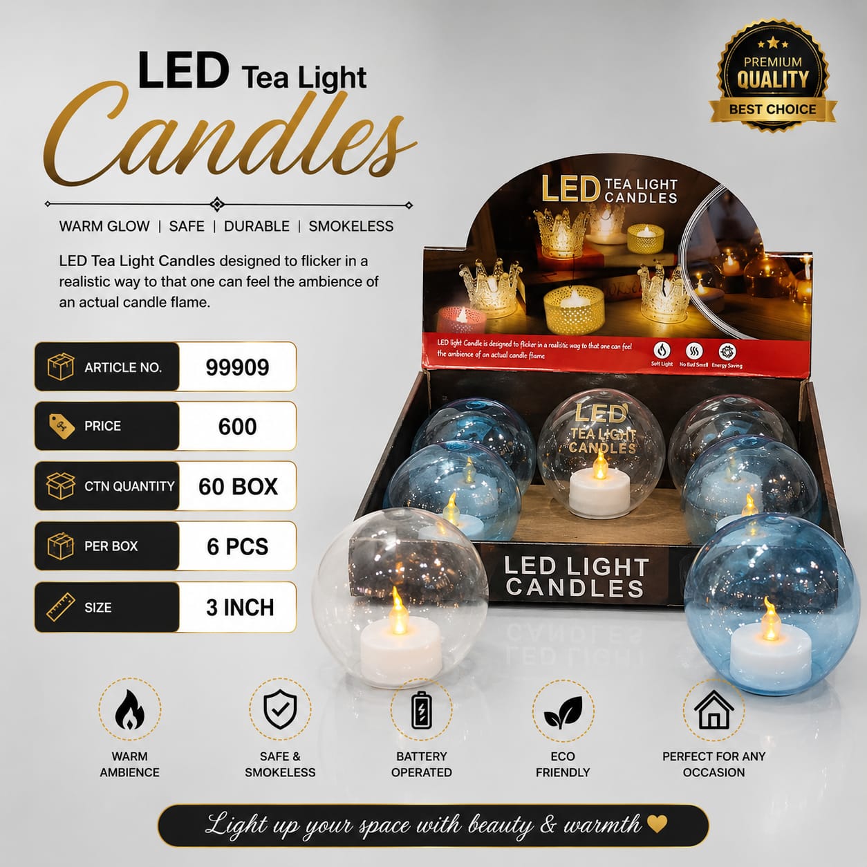 99909 (360)-LED CANDLE