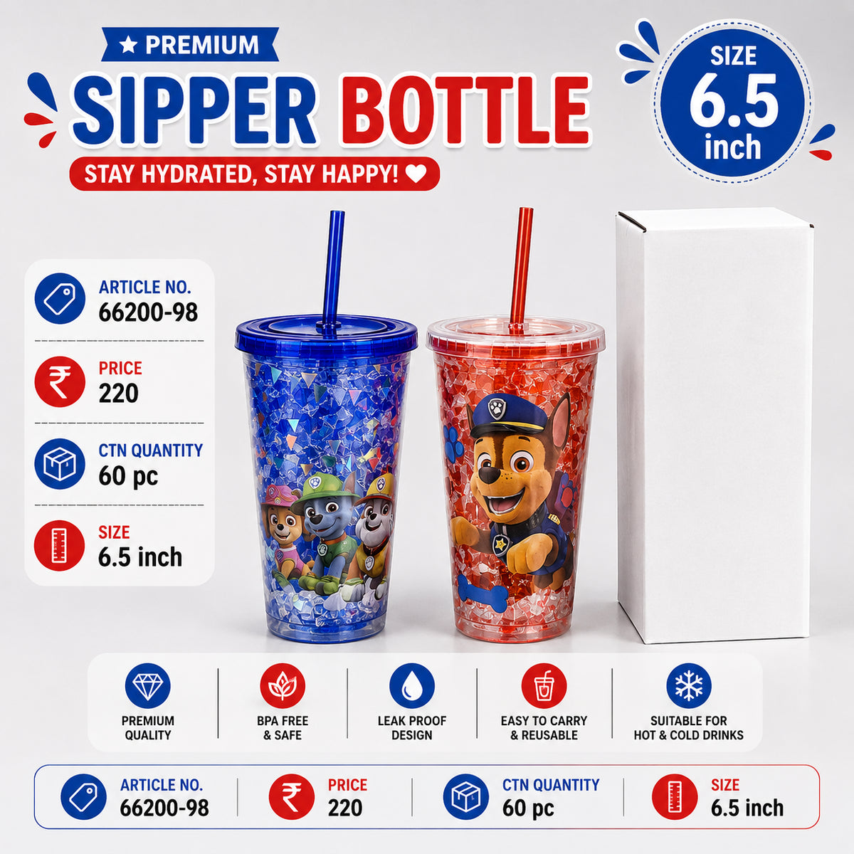 66200-98 (60)-PLASTIC SIPPER