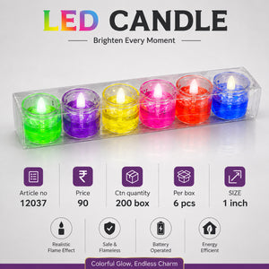 12037 (200) (6PC BOX)-CANDLE