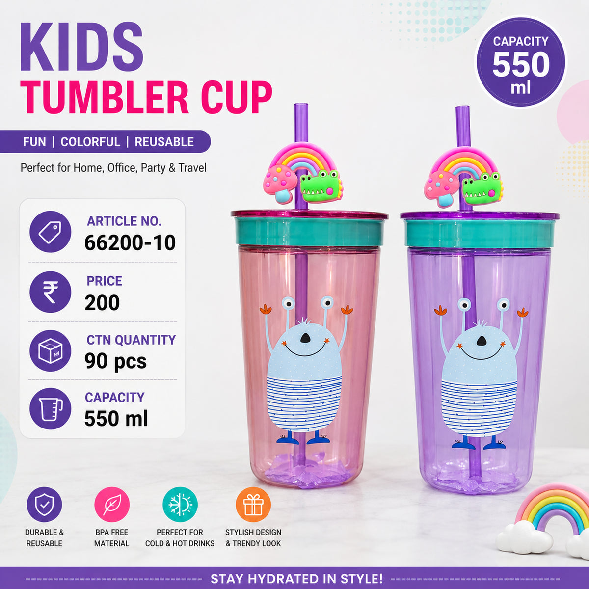 66200-10 (90)-PLASTIC SIPPER