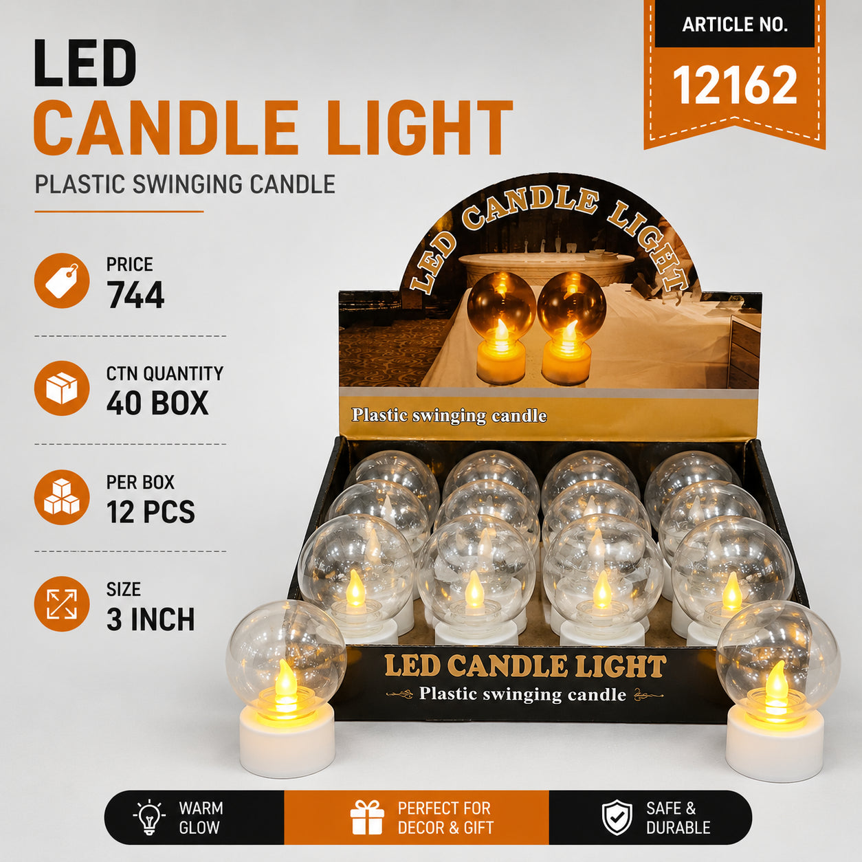 12162 (40) (12PC BOX)-CANDLE
