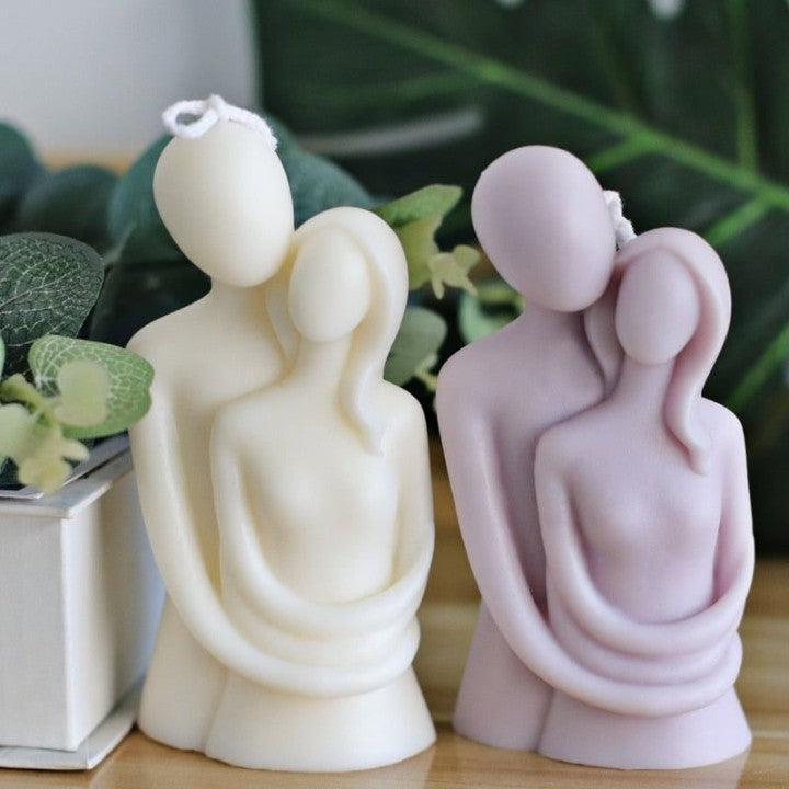 Unique Bazar: Couple Shape Candle - Diwali Decor