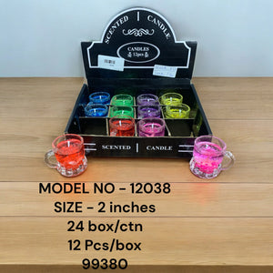 12038 (24BOX/CTN) (12PC BOX)-GEL CANDLE