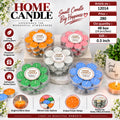 Flower Design Wax Tealight Candle Pack of 72
