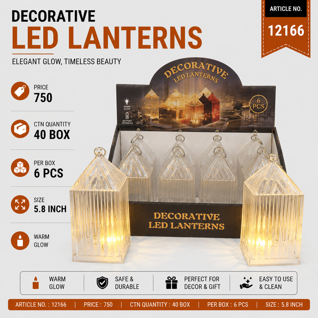 12166 (40) (6PC BOX)-CANDLE