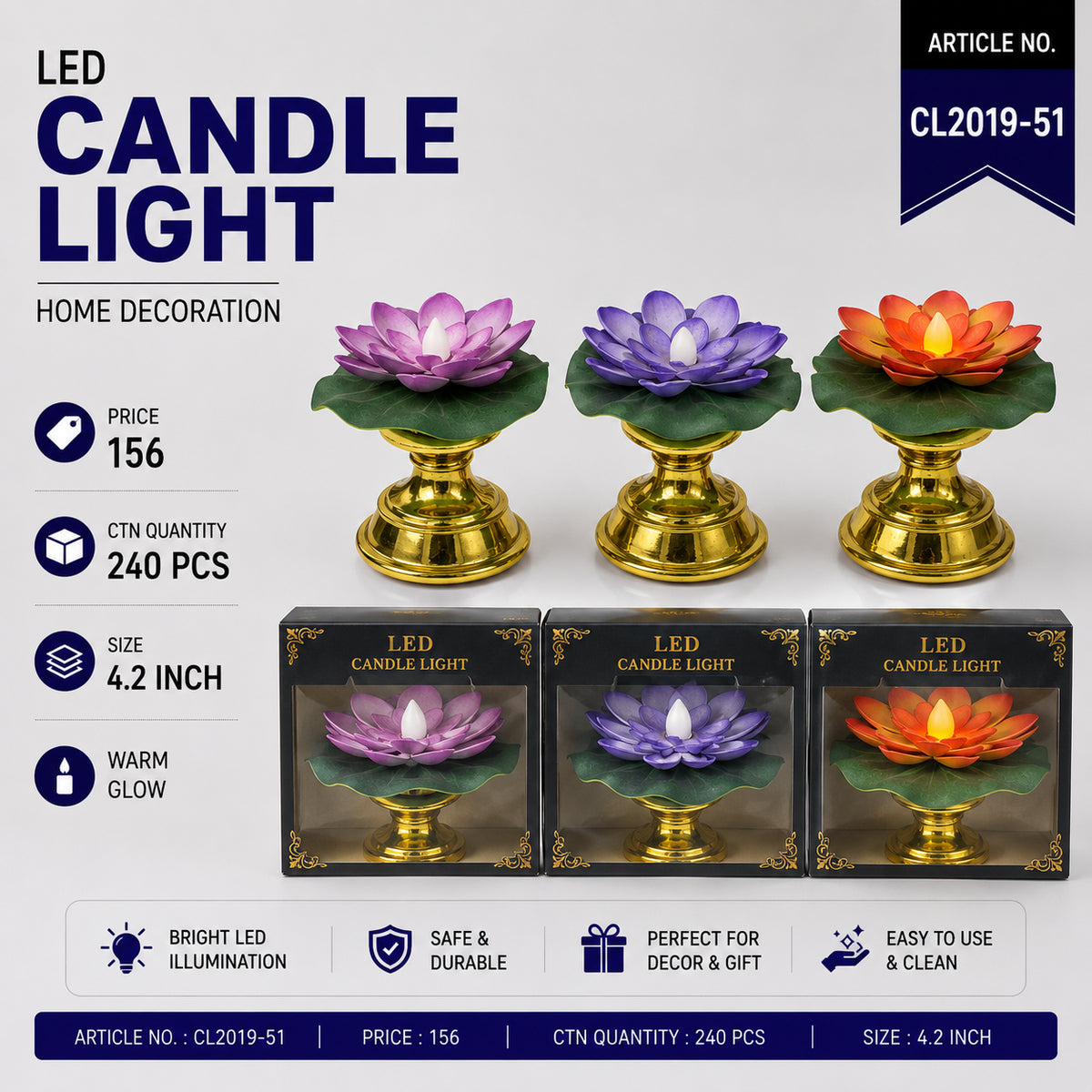 CL2019-51 (240) LED TEA LIGHT