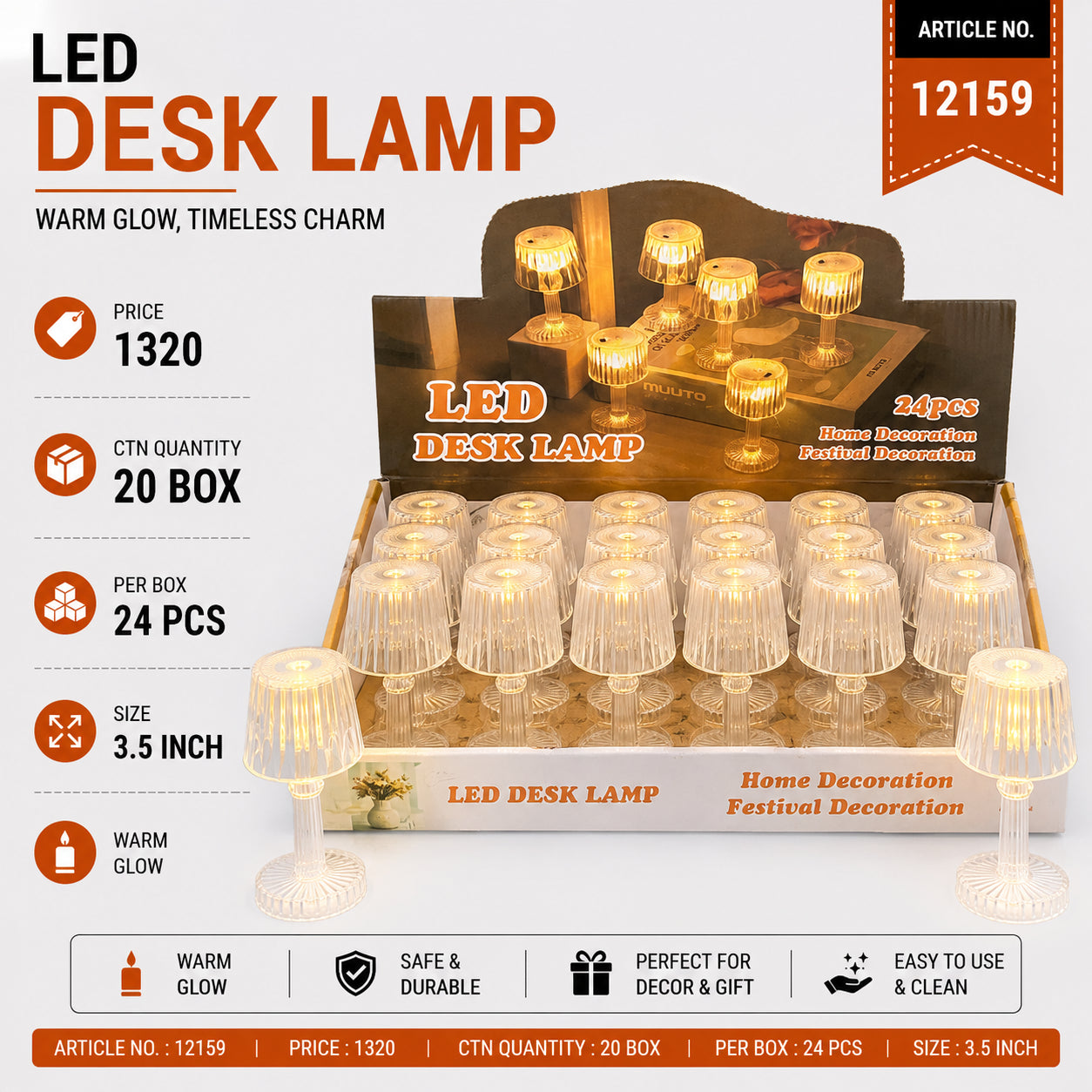 12159 (20BOX) (24PC BOX) CANDLE