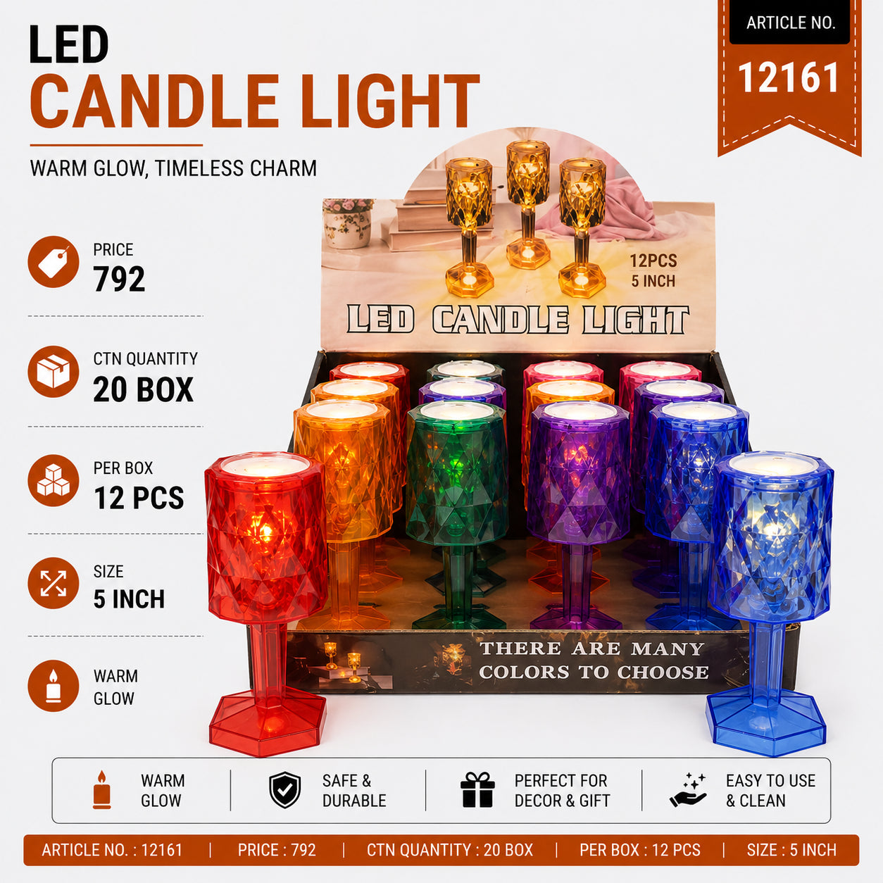 12161 (20) (12PC BOX)-CANDLE