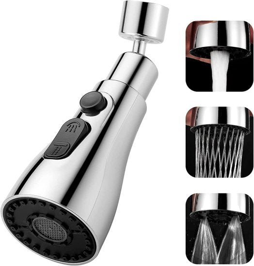 360 faucet splash head