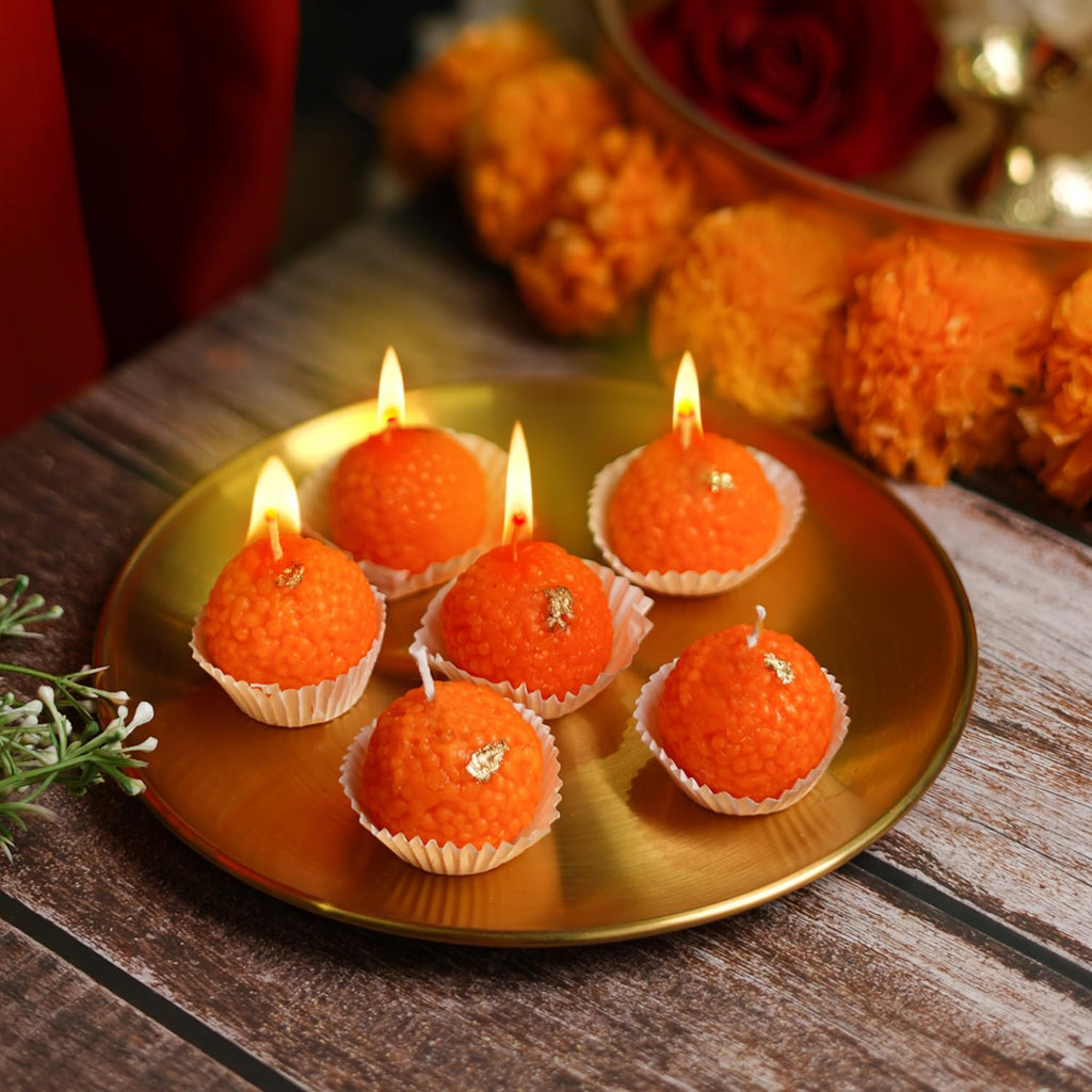 Laddu Candles Pack of 4