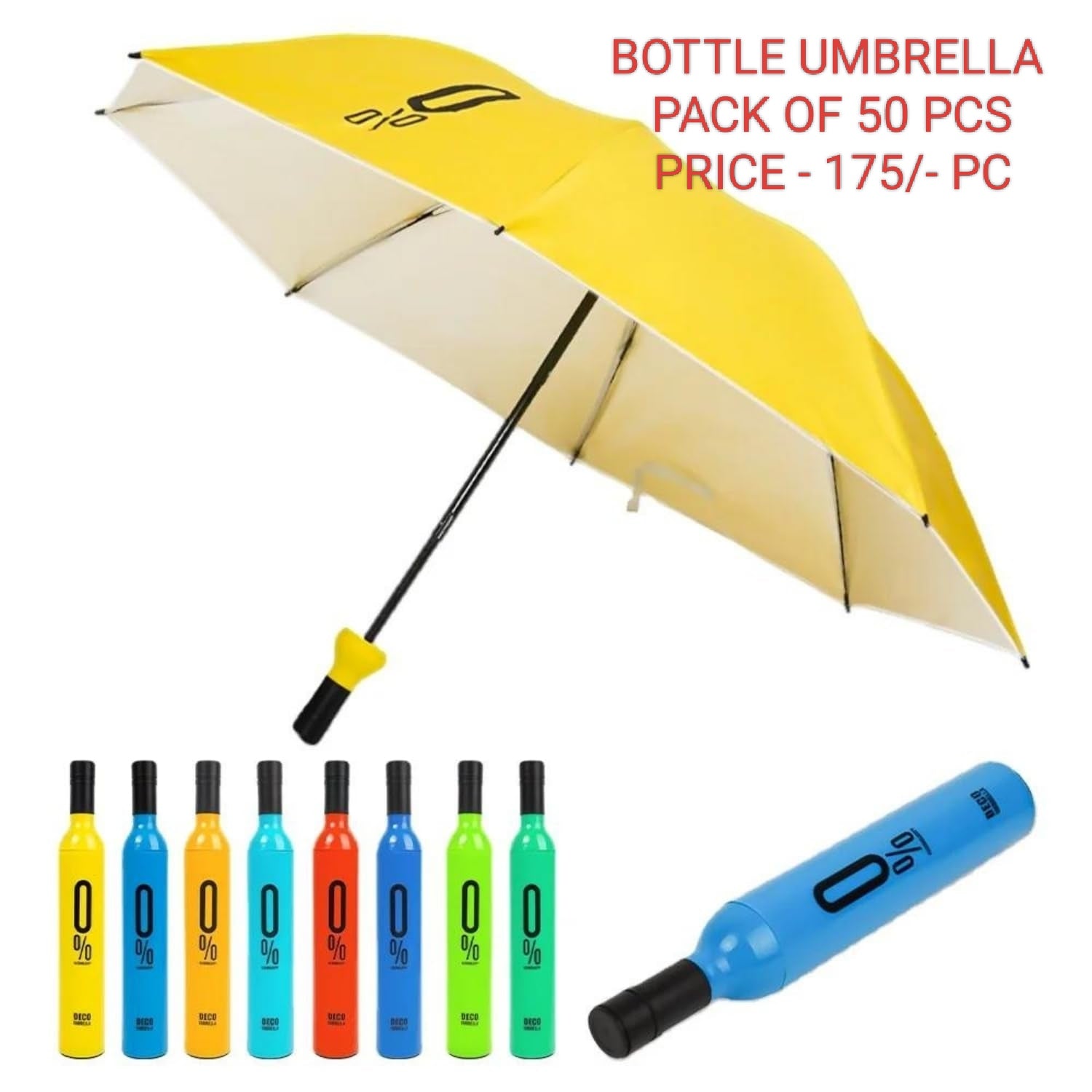 Bottle umbrella (Pack of 50)