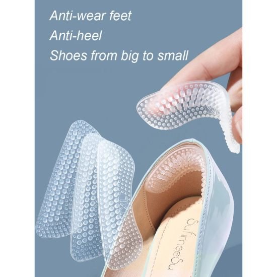 silicon heel liner grip 1 pair