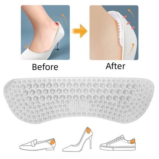 silicon heel liner grip 1 pair