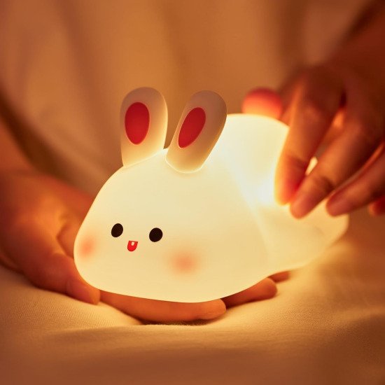 silicone rabbit lamp