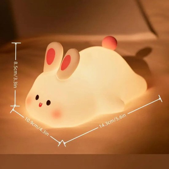 silicone rabbit lamp