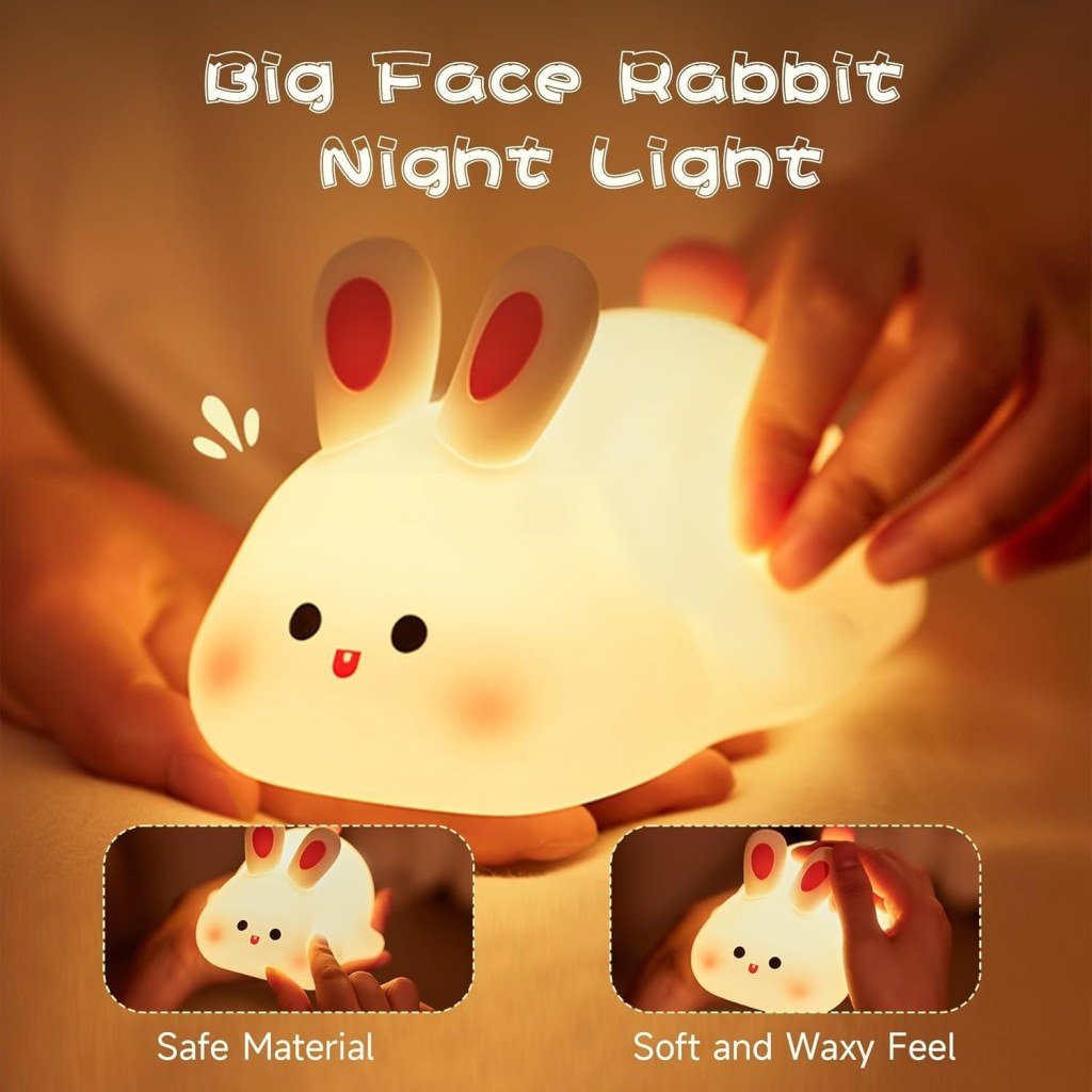 silicone rabbit lamp